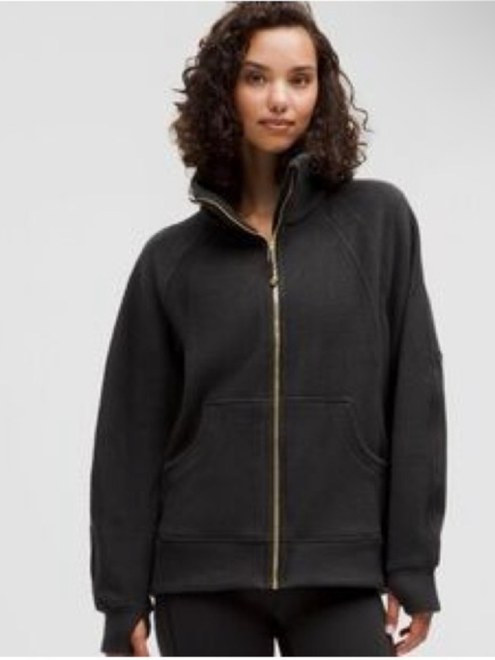 Lulu scuba full zip hoodie
